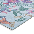 Amaya Tropical Birds Washable Rug Purple from Roseland Furniture