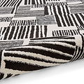 Blocks Abstract Rug Black from Roseland Furniture