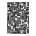 Blocks Abstract Rug Black from Roseland Furniture