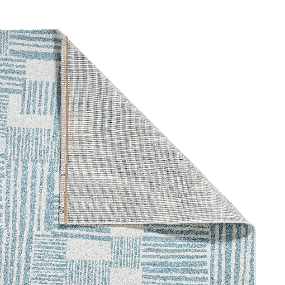 Blocks Abstract Rug Blue from Roseland Furniture