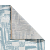 Blocks Abstract Rug Blue from Roseland Furniture