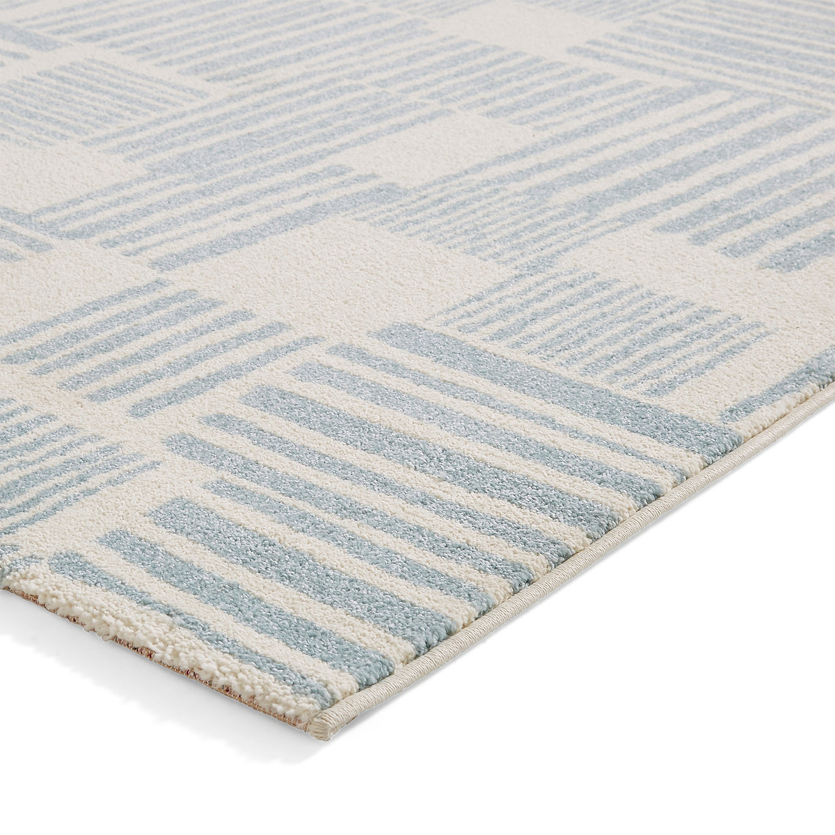 Blocks Abstract Rug Blue from Roseland Furniture