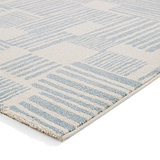 Blocks Abstract Rug Blue from Roseland Furniture