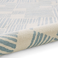 Blocks Abstract Rug Blue from Roseland Furniture