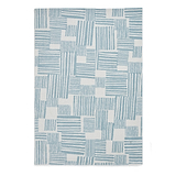 Blocks Abstract Rug Blue from Roseland Furniture