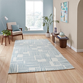 Blocks Abstract Rug Blue from Roseland Furniture