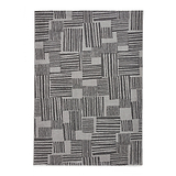 Blocks Abstract Rug Dark Grey from Roseland Furniture