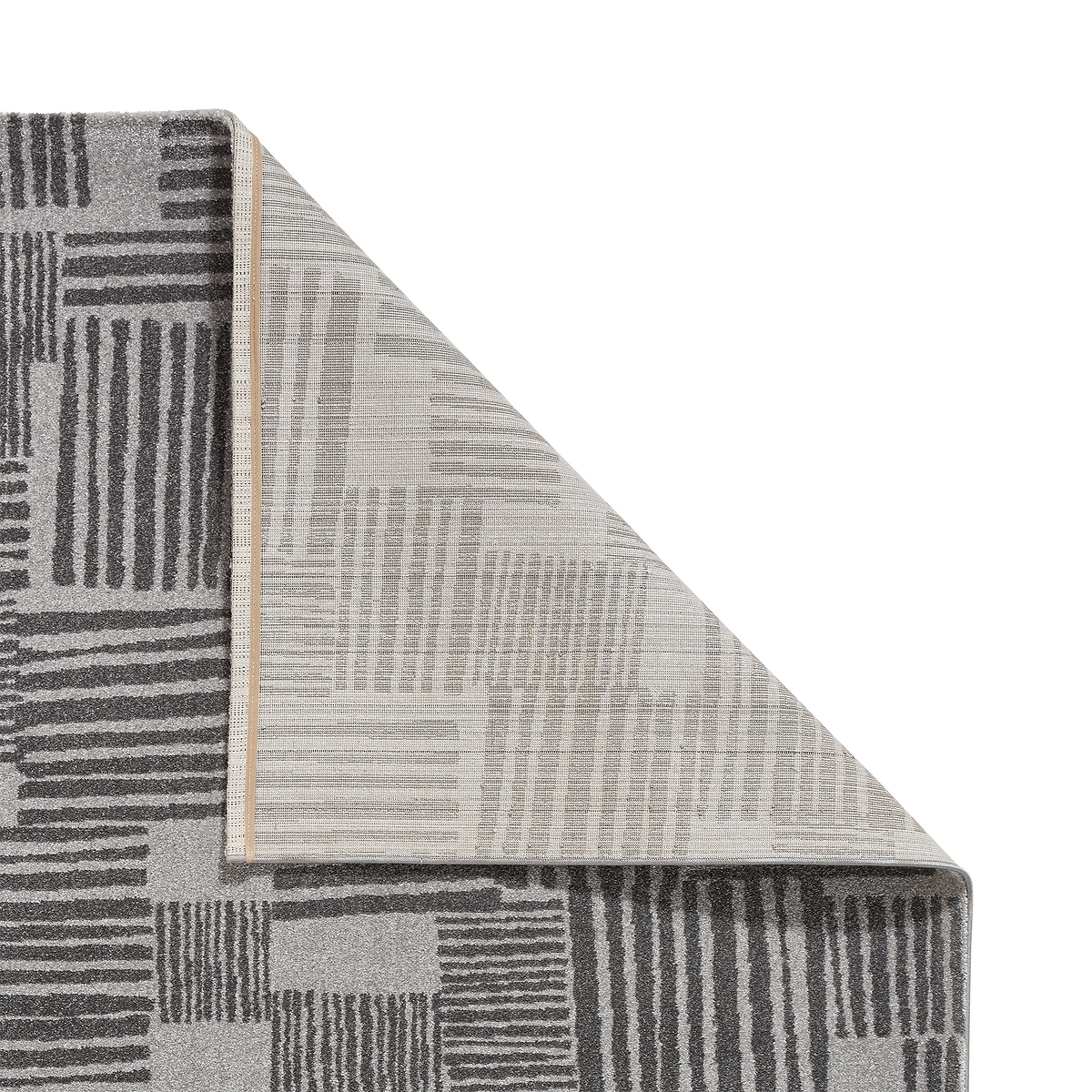 Blocks Abstract Rug Dark Grey from Roseland Furniture