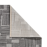 Blocks Abstract Rug Dark Grey from Roseland Furniture
