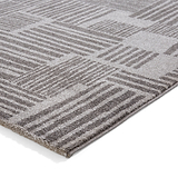 Blocks Abstract Rug Dark Grey from Roseland Furniture