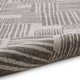 Blocks Abstract Rug Dark Grey from Roseland Furniture