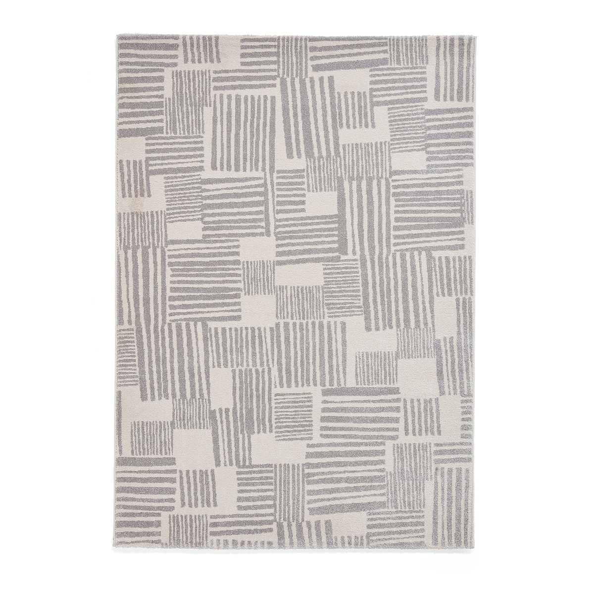 Blocks Abstract Rug Grey from Roseland Furniture