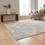 Blocks Abstract Rug Grey from Roseland Furniture