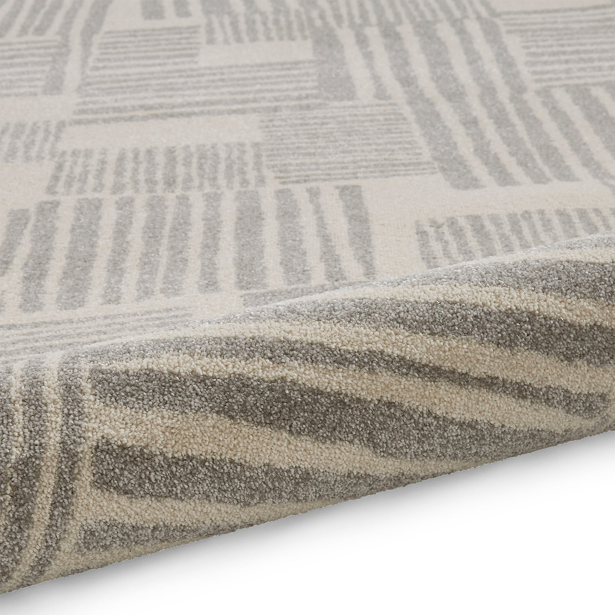Blocks Abstract Rug Grey from Roseland Furniture