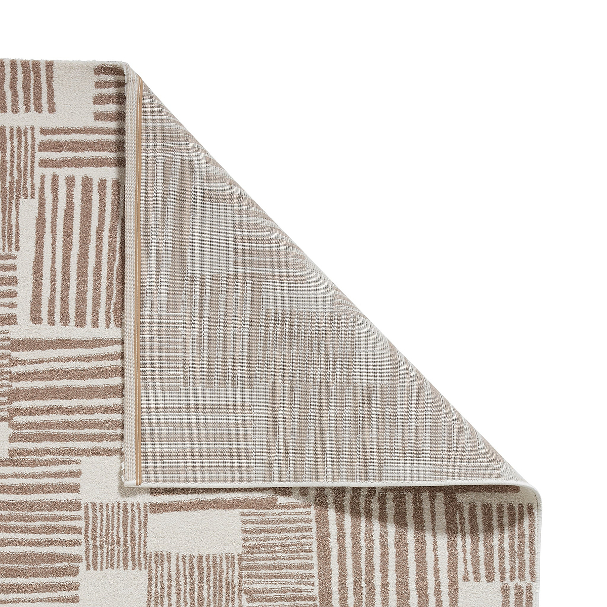 Blocks Abstract Rug Natural from Roseland Furniture