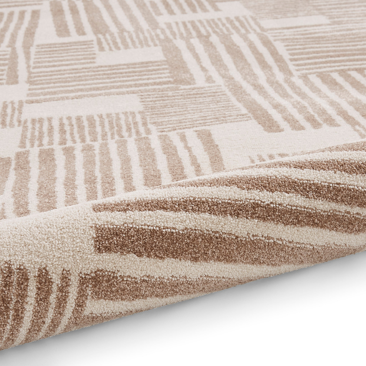 Blocks Abstract Rug Natural from Roseland Furniture