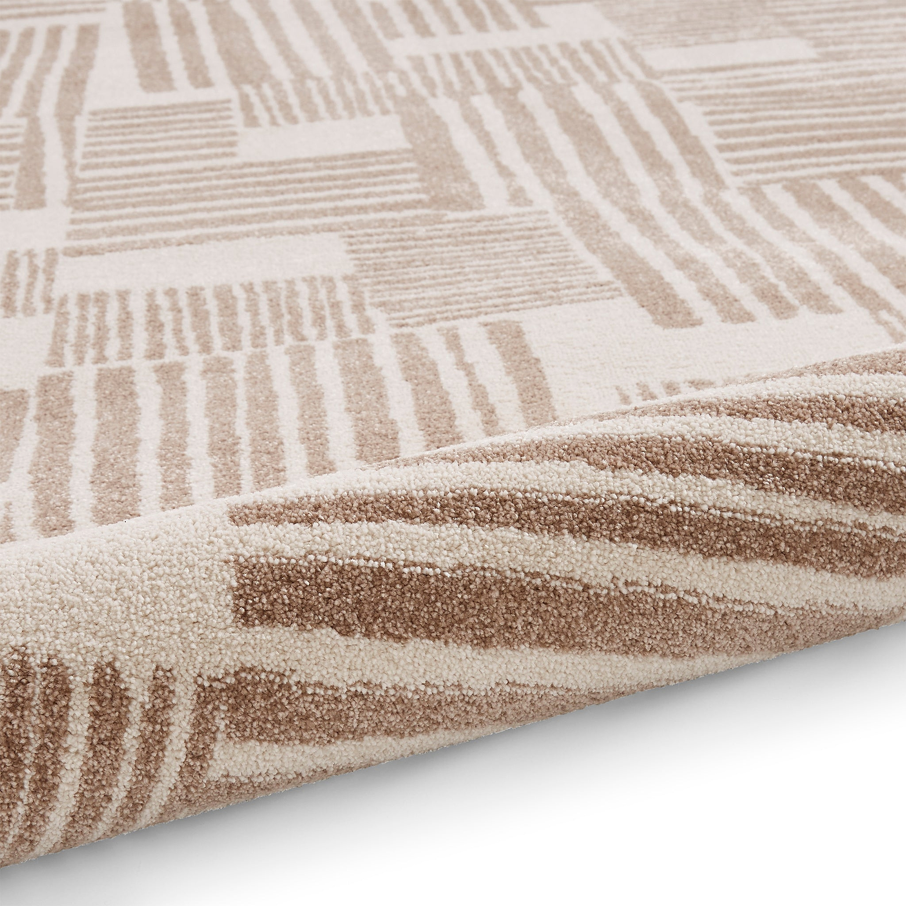 Blocks Abstract Rug Natural from Roseland Furniture