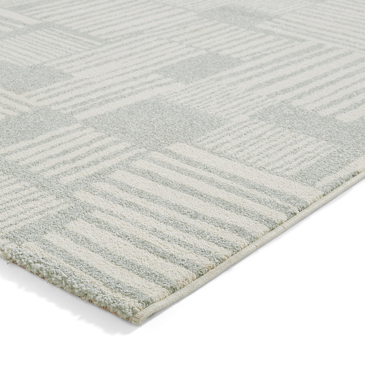 Blocks Abstract Rug Green from Roseland Furniture