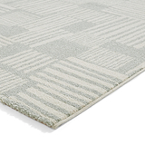 Blocks Abstract Rug Green from Roseland Furniture