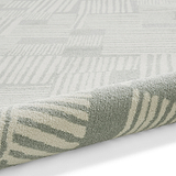 Blocks Abstract Rug Green from Roseland Furniture