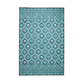 Cameo Floral Washable Rug Green from Roseland Furniture