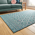 Cameo Floral Washable Rug Green from Roseland Furniture