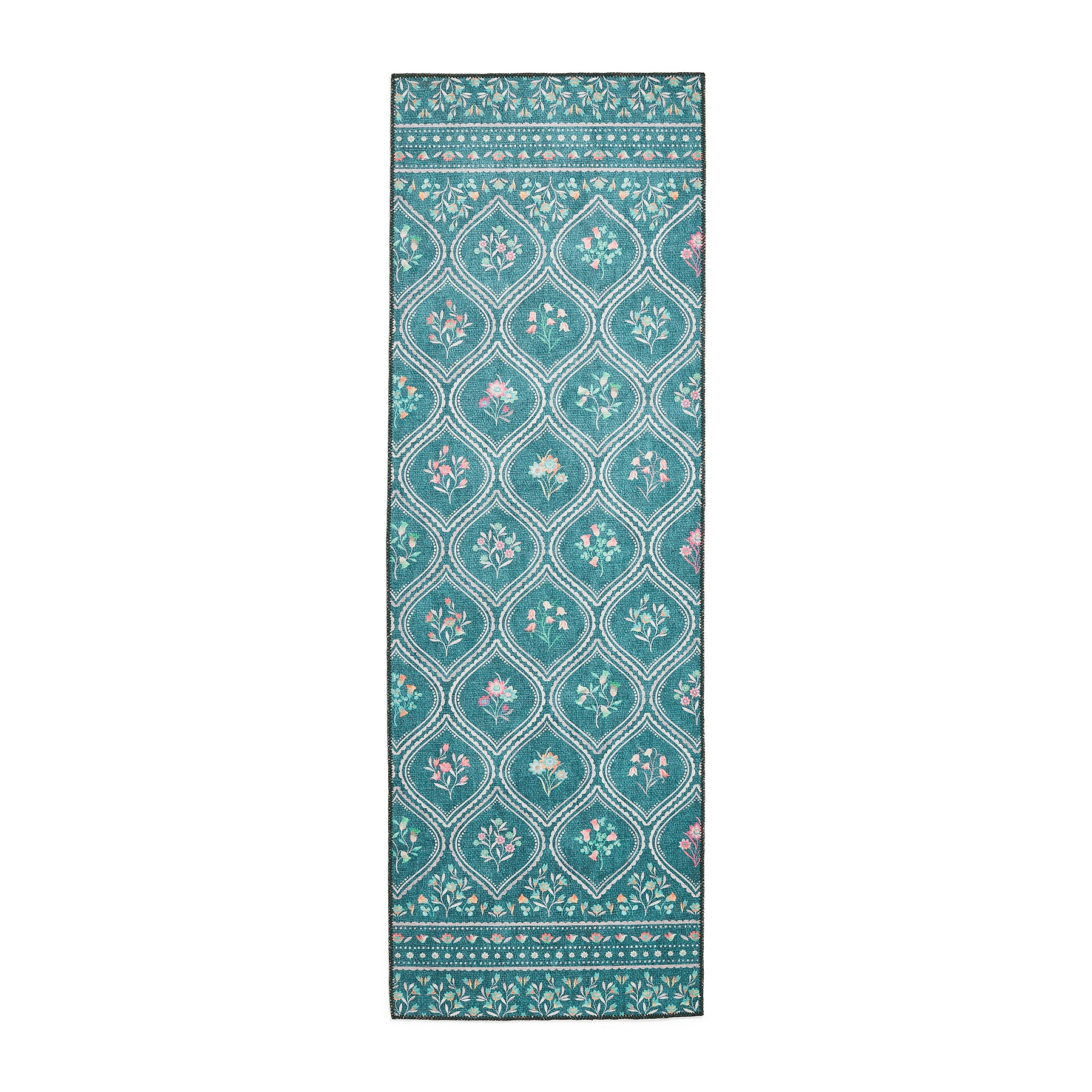 Cameo Floral Washable Runner from Roseland Furniture