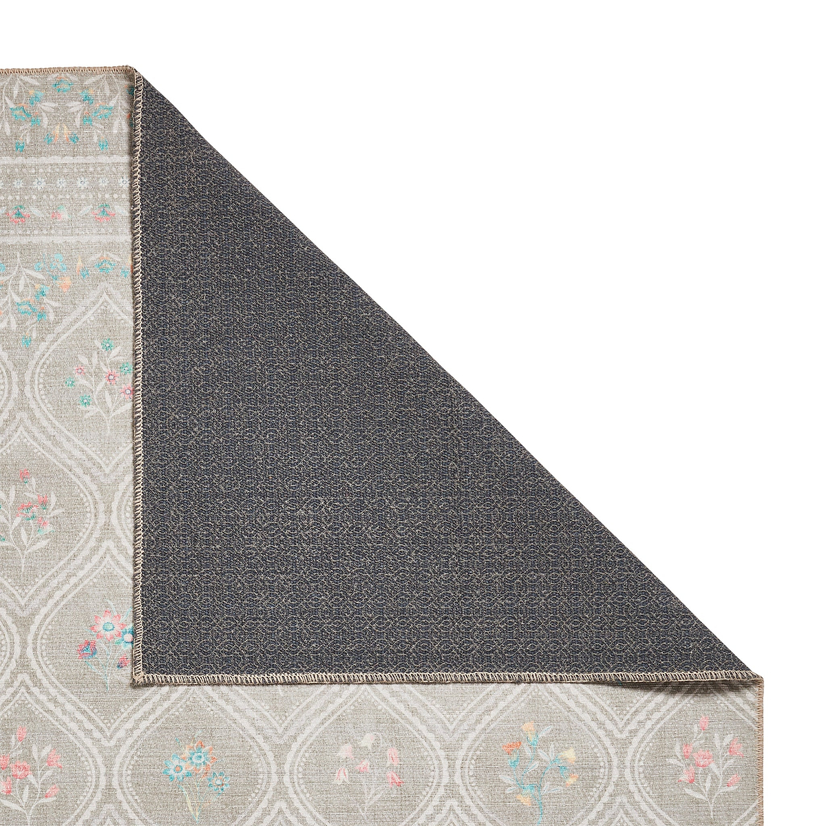 Cameo Floral Washable Rug Sage Green from Roseland Furniture