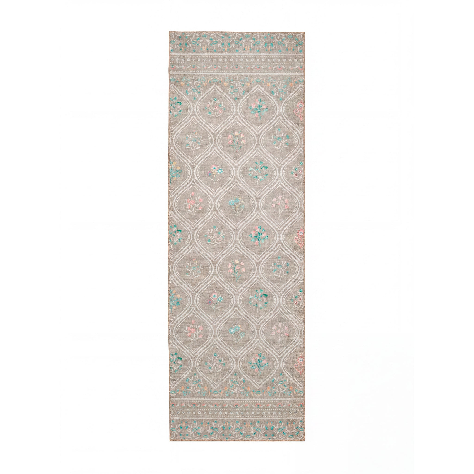 Cameo Floral Washable Runner from Roseland Furniture