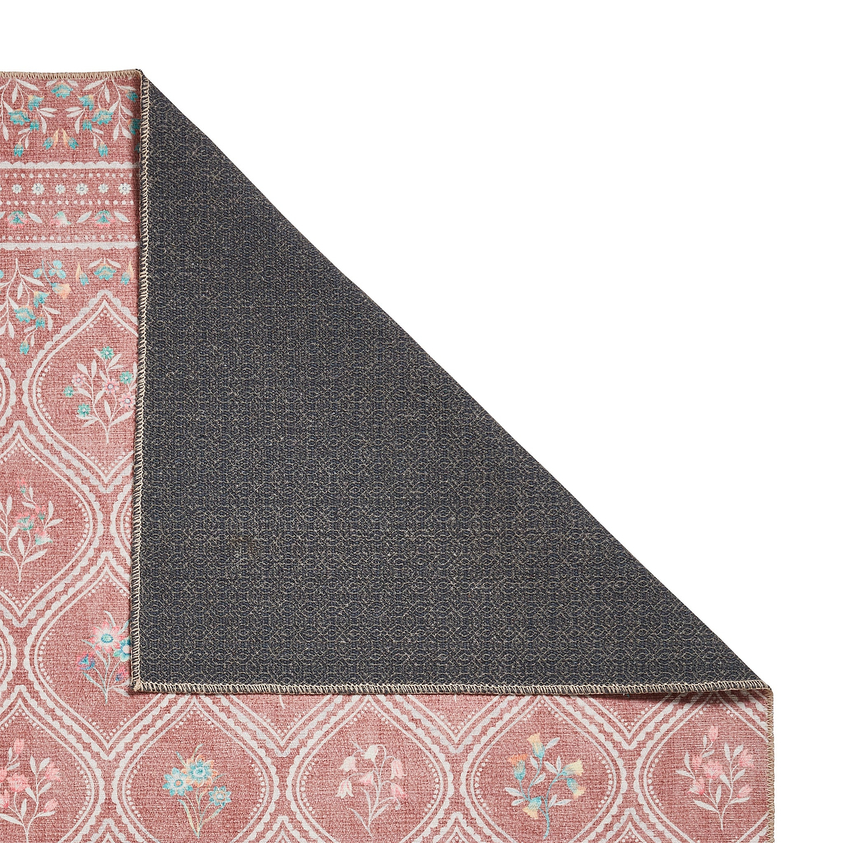 Cameo Floral Washable Rug Orange from Roseland Furniture
