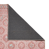 Cameo Floral Washable Rug Orange from Roseland Furniture