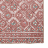 Cameo Floral Washable Rug Orange from Roseland Furniture