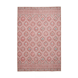 Cameo Floral Washable Rug Orange from Roseland Furniture