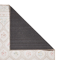 Cameo Floral Washable Rug White from Roseland Furniture