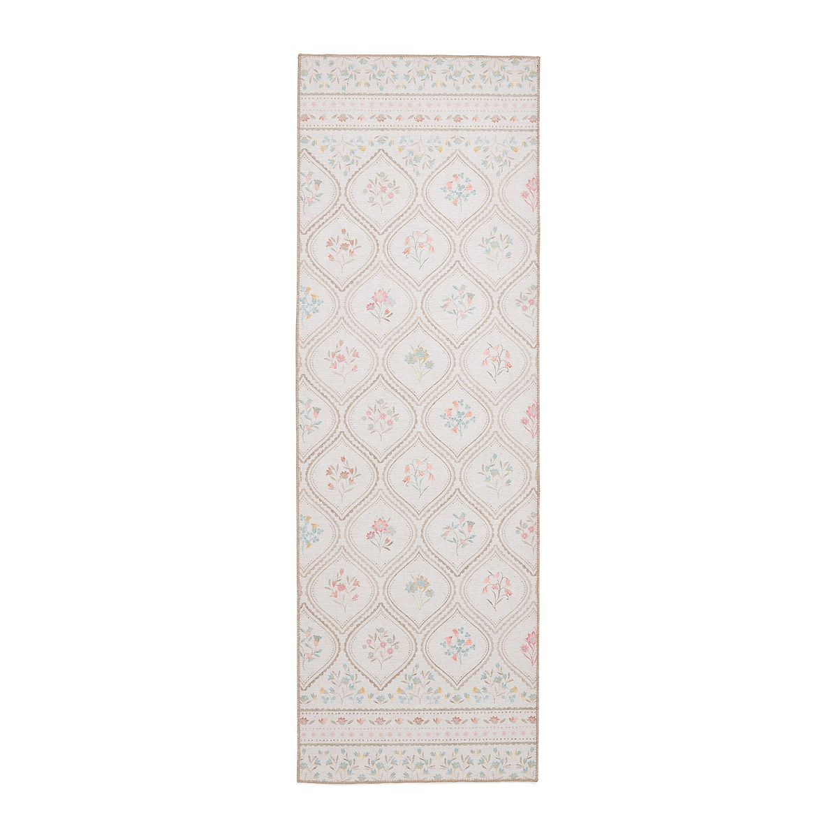 Cameo Floral Washable Runner from Roseland Furniture