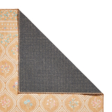 Cameo Floral Washable Rug Yellow from Roseland Furniture
