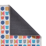 Connect Geo Print Rug Blue from Roseland Furniture