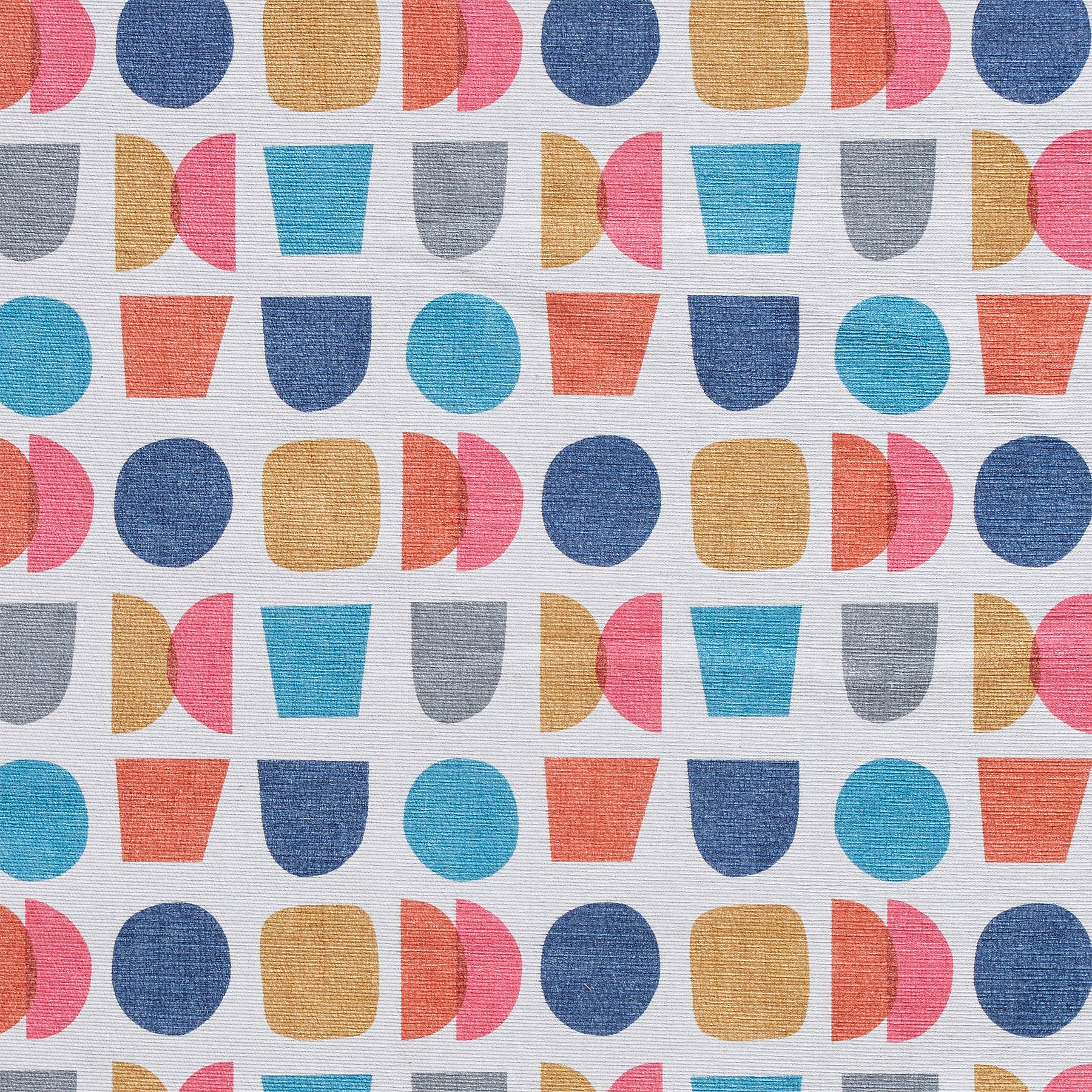 Connect Geo Print Rug Blue from Roseland Furniture