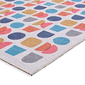 Connect Geo Print Rug Blue from Roseland Furniture