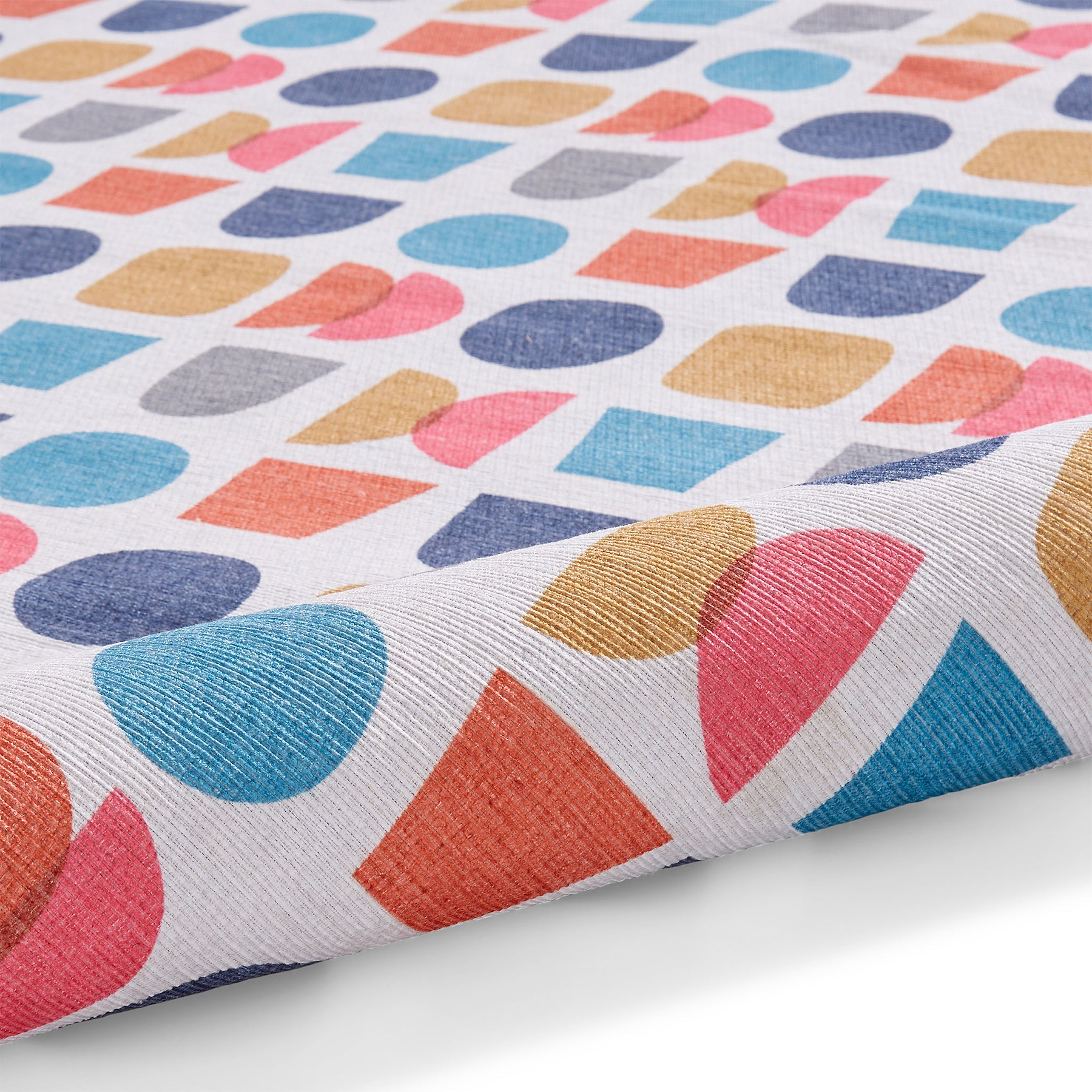 Connect Geo Print Rug Blue from Roseland Furniture