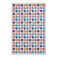 Connect Geo Print Rug Blue from Roseland Furniture