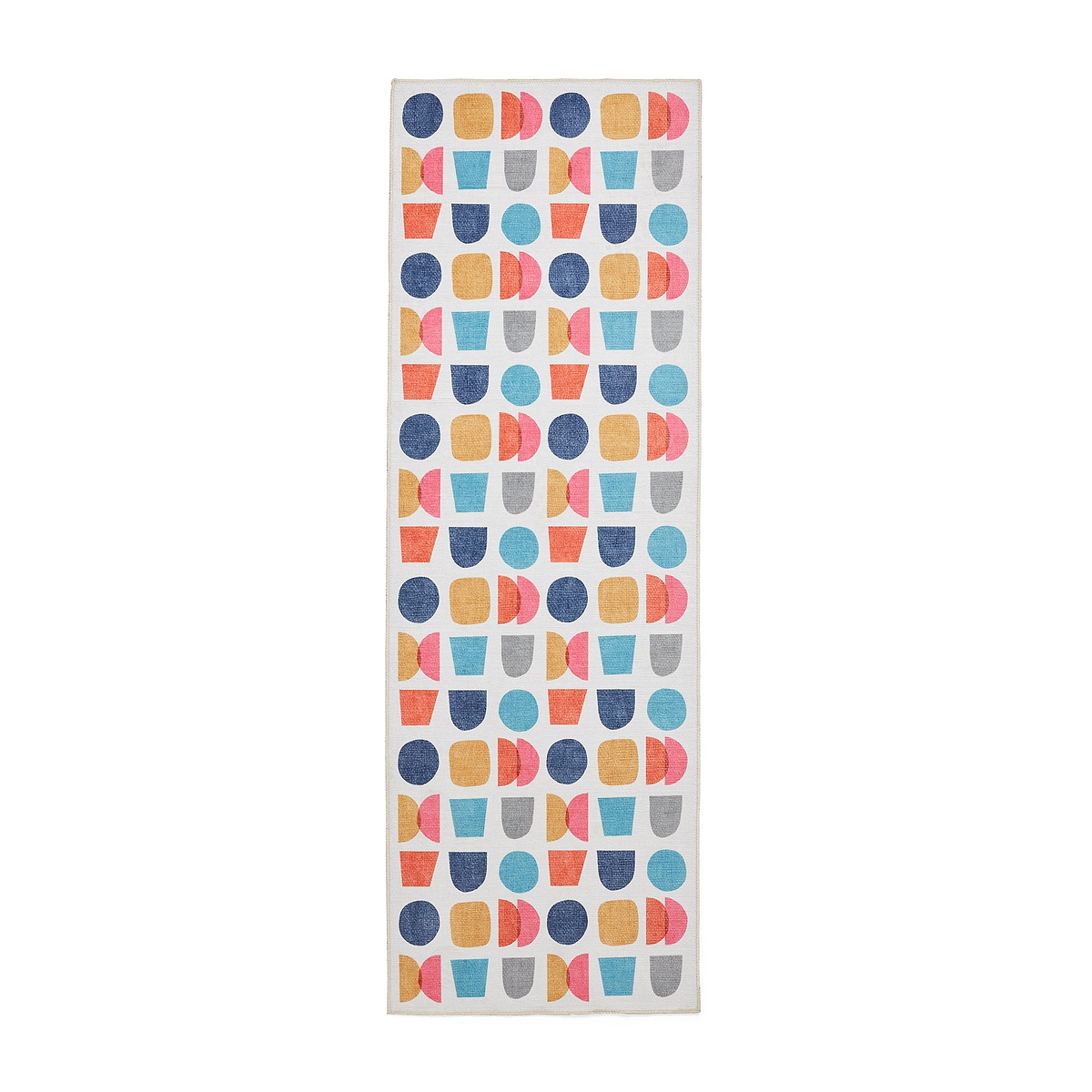 Connect Geo Print Rug Blue from Roseland Furniture