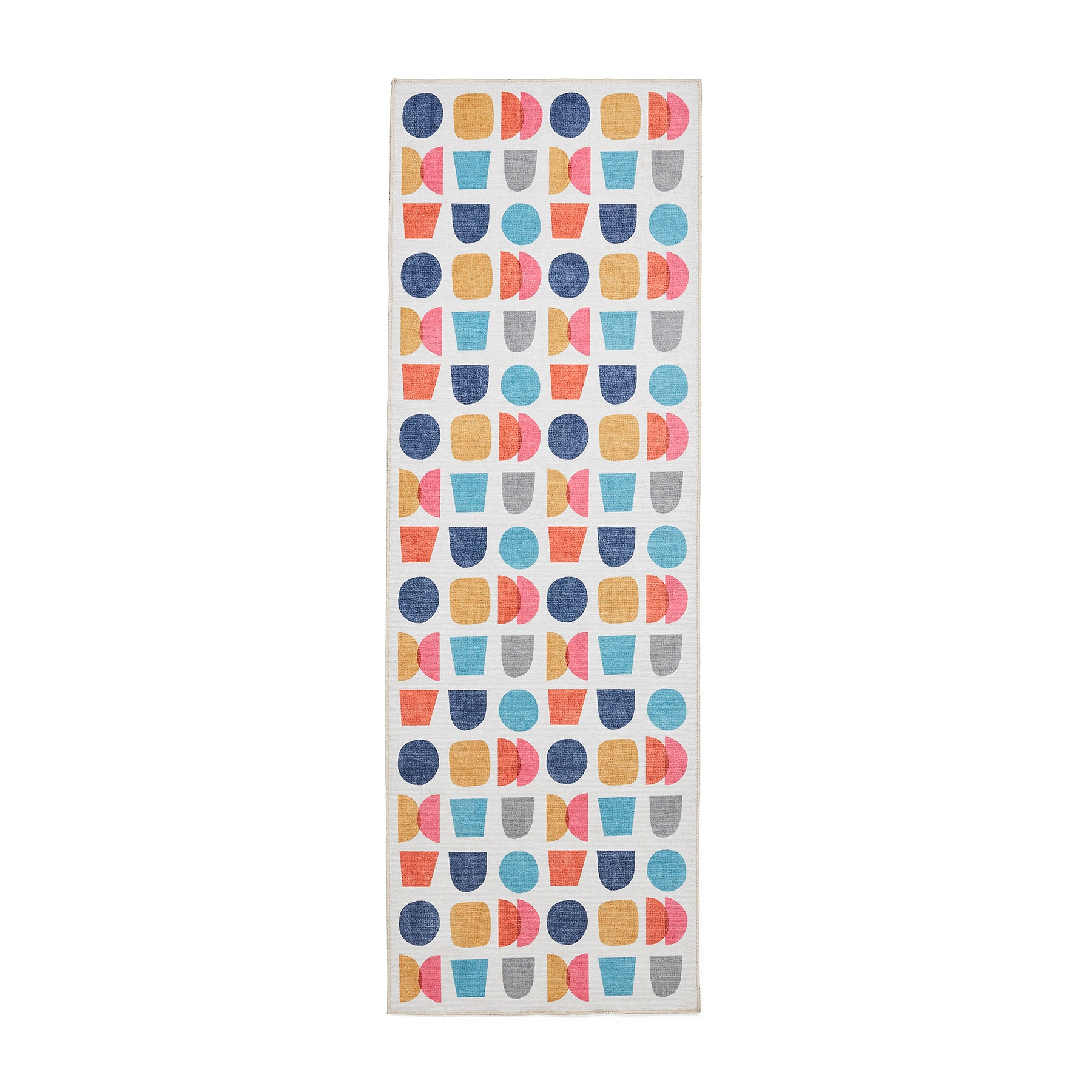 Connect Geo Print Rug Blue from Roseland Furniture