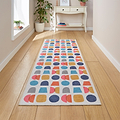Connect Geo Print Rug Blue from Roseland Furniture