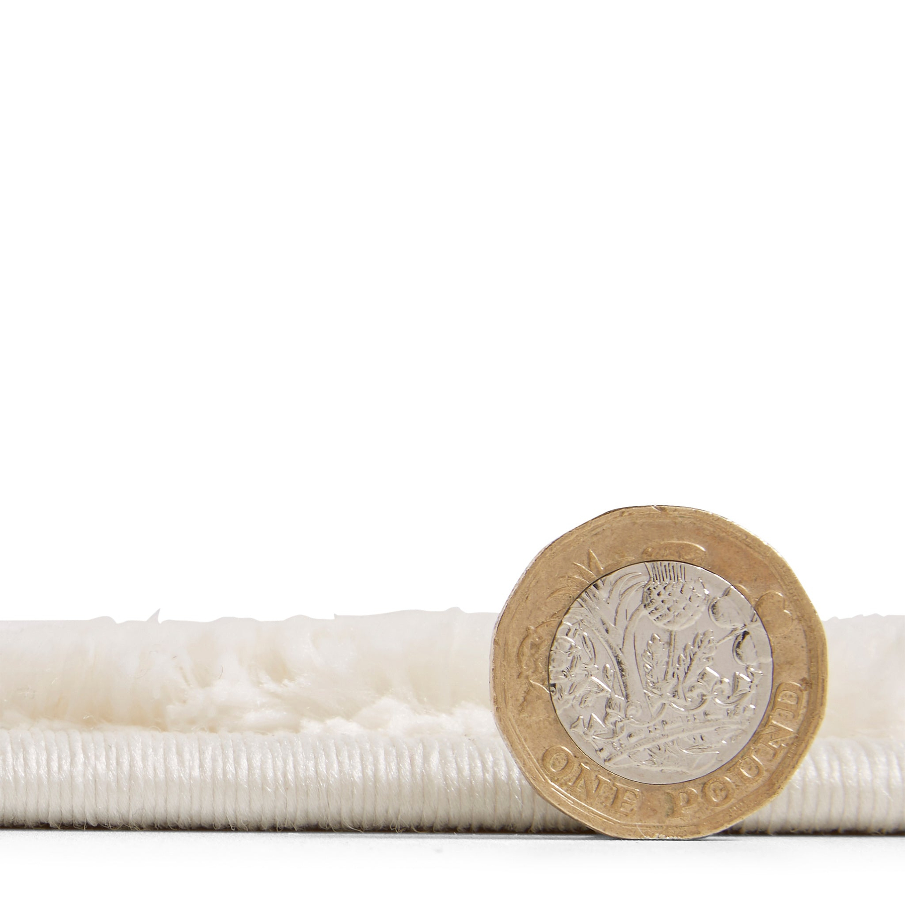 Cosy Diamond Washable Rug Cream from Roseland Furniture