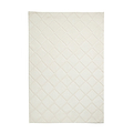 Cosy Diamond Washable Rug Cream from Roseland Furniture