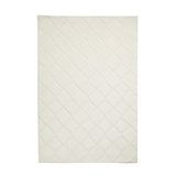 Cosy Diamond Washable Rug Cream from Roseland Furniture