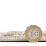 Cosy Diamond Washable Rug Natural from Roseland Furniture