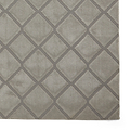 Cosy Diamond Washable Rug Silver from Roseland Furniture