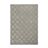 Cosy Diamond Washable Rug Silver from Roseland Furniture